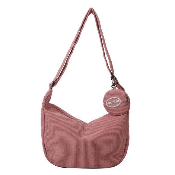 Corduroy Crossbody Bag Small Tote Bag Shoulder Handbag Adjustable Mini -_- - Picture 1 of 5
